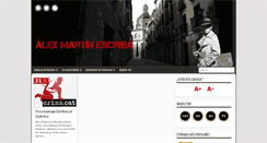 Desktop Screenshot of alexmartinescriba.com